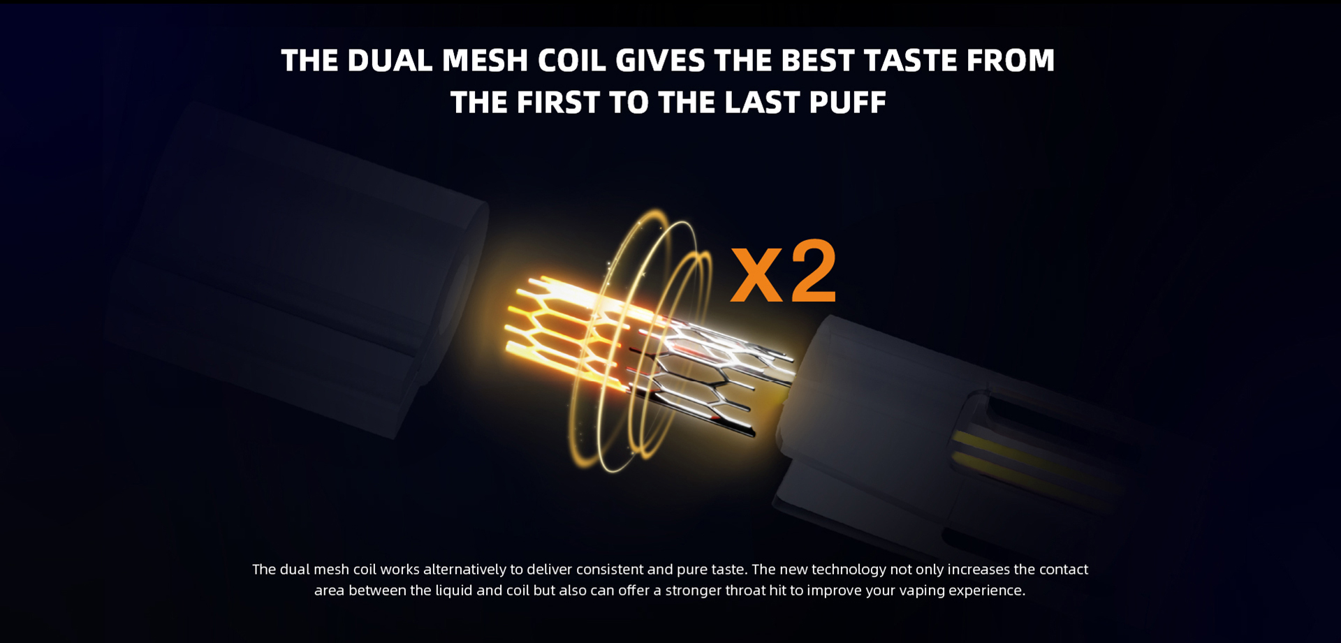 maskking vimaxi dual mesh coil