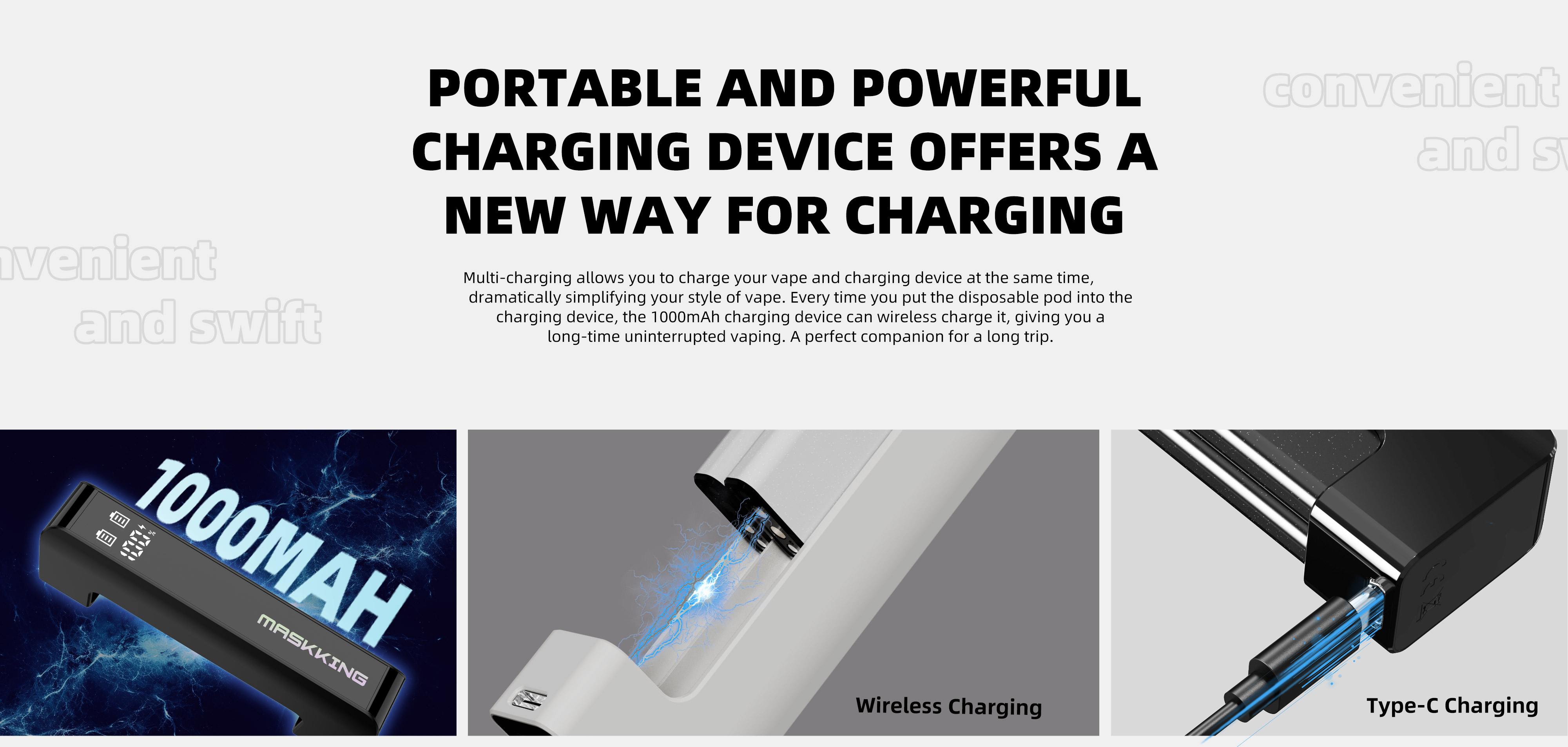 maskking usmo charging device